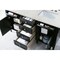 James Martin Vanities Brittany 60in Double Vanity, Black Onyx w/ 3 CM Eternal Jasmine Pearl Quartz Top 650-V60D-BKO-3EJP - alternate 2